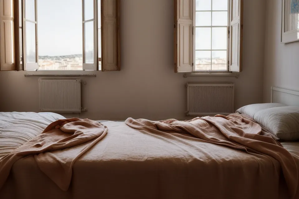 Vue à travers une fenêtre pluvieuse sur une rue de Marseille au crépuscule, l'attente avant de reprendre contact avec son ex