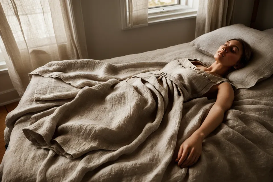 Robe élégante sur un lit, image de la confiance en soi retrouvée pour une seconde chance